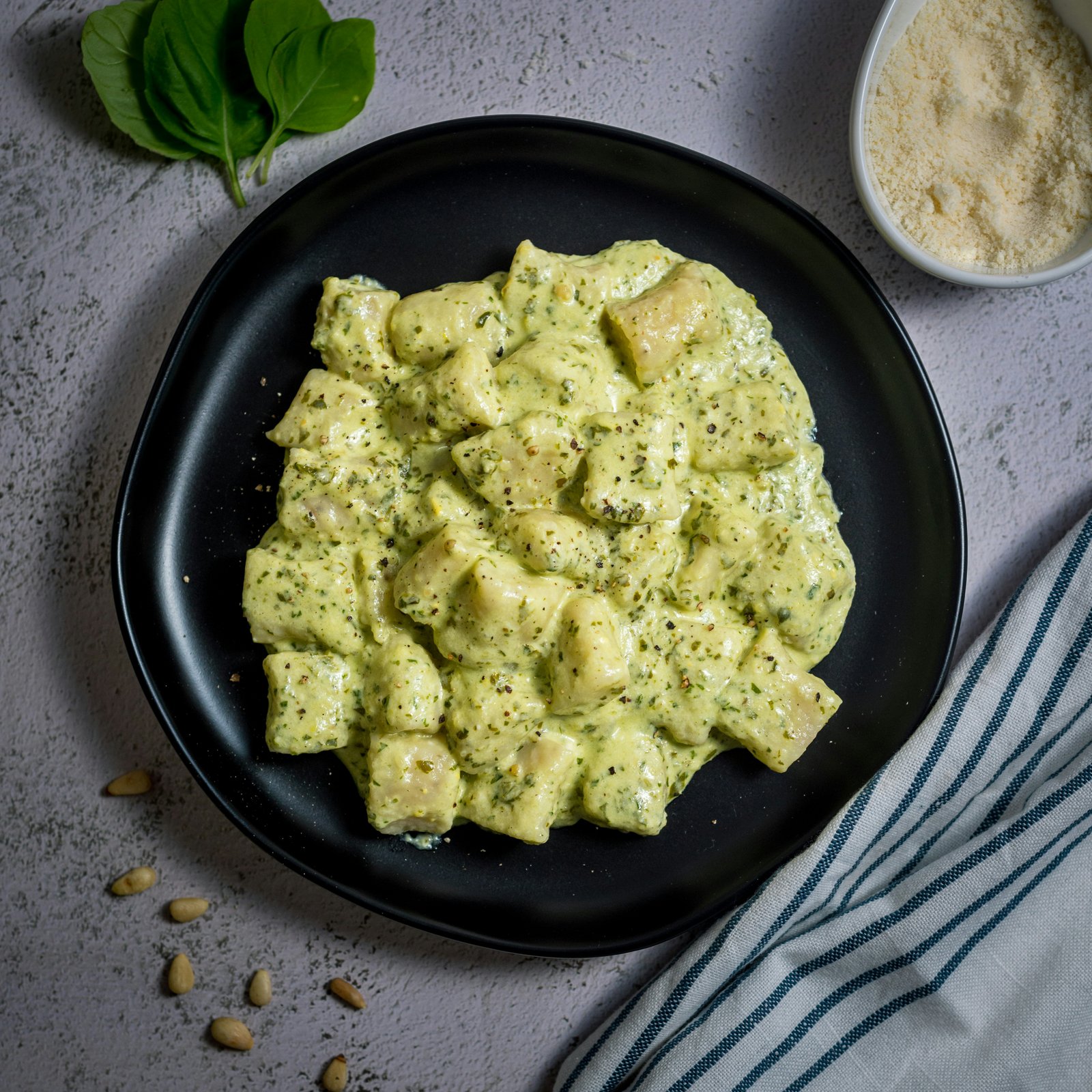Basil Pesto Gnocchi