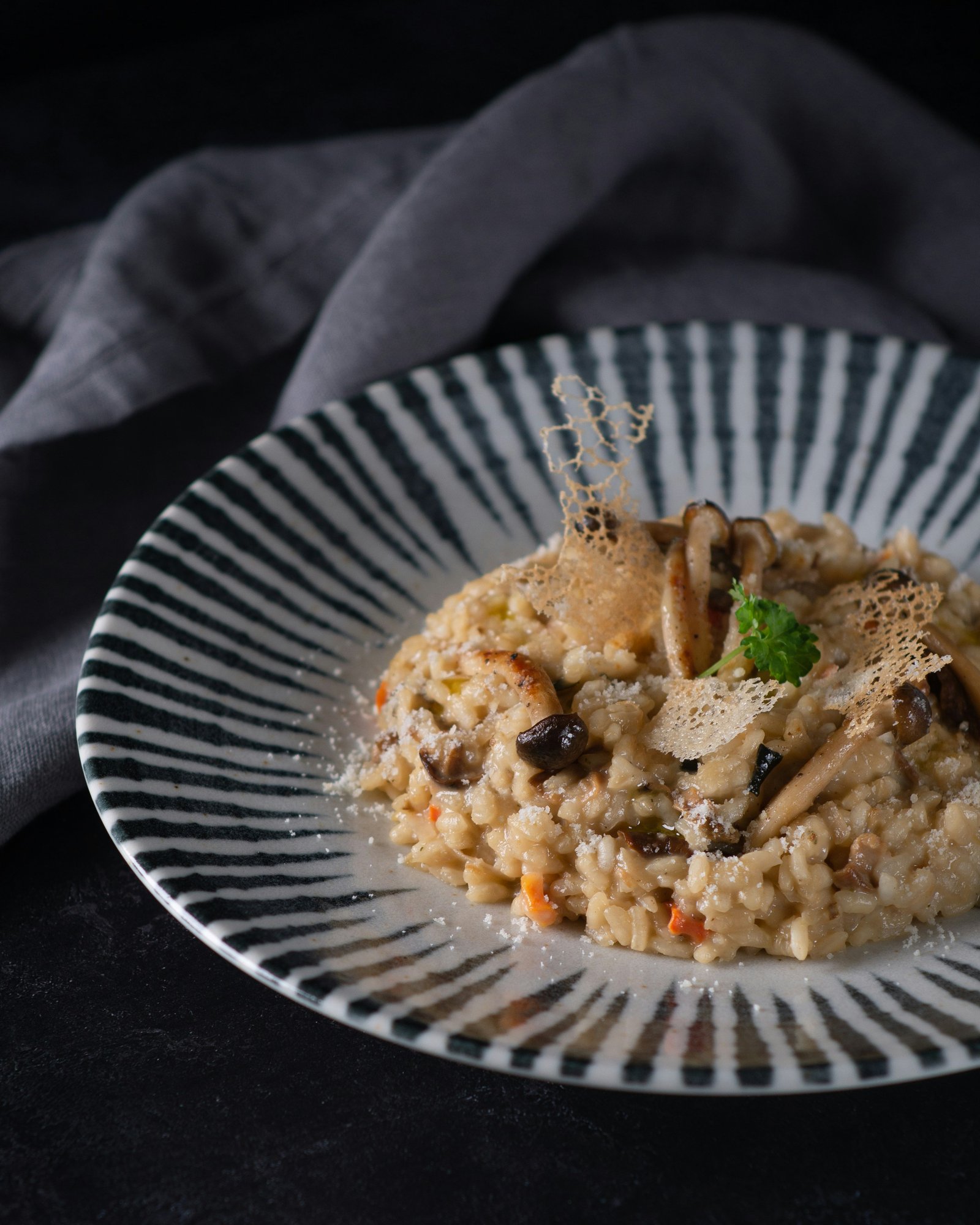 Mushroom Cream Risotto